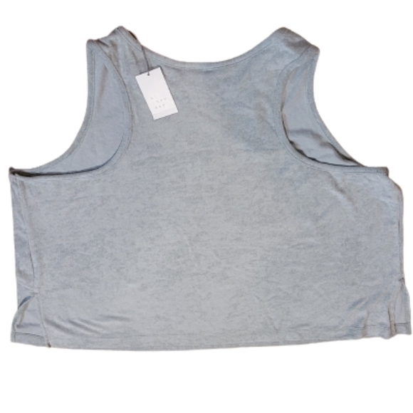 NWT A NEW DAY Terry Tank Top, Light Green, Size 4X - Picture 4 of 10
